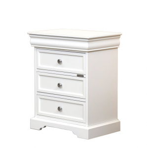 Louis Philippe bedside table 4 drawers