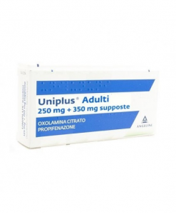 UNIPLUS AD 10SUPP250MG+350MG