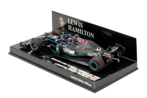 Mercedes AMG Petronas Formula One Team # 44 Lewis Hamilton Winner Tuscan Gp 2020 - 1/43 Minichamps