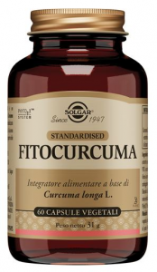 FITOCURCUMA 60 CAPSULE VEGETALI INTEGRATORE ALIMENTARE SOLGAR A BASE DI CURCUMA LONGA UTILE COME ANTIINFIAMMATORIO