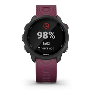 Orologio Cardio con GPS Garmin Forerunner 245 smartwatch per multisport merlot ciliegia