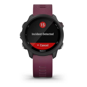 Orologio Cardio con GPS Garmin Forerunner 245 smartwatch per multisport merlot ciliegia