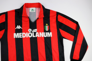 1988-89 Ac Milan Maglia Kappa Mediolanum M 