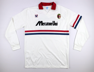 1990-91 Bologna Maglia #10 Detari Match Worn Mercatone Uno 