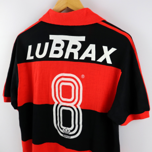 1987 Flamengo Shirt #8 Adílio Match Worn Adidas Lubrax