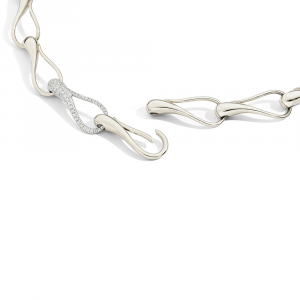 Elika Necklace in white gold and diamonds
