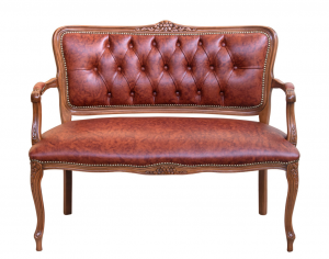 Klassisches Sofa mit echtem Leder Bella Parigi