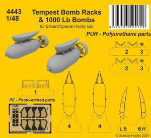 Tempest Bomb Racks & 1000 Lb Bombs