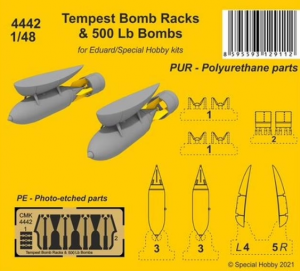Tempest Bomb Racks & 500 Lb Bombs