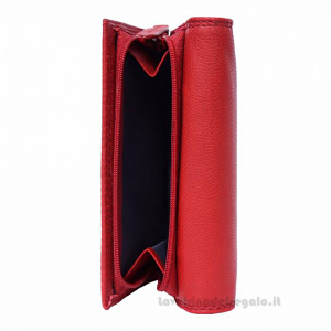 Portafoglio donna Rosso in pelle - Rina GM - Pelletteria Made in Italy
