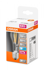 OSRAM Lampadina LED SUPERSTAR Classic A 100 filamento, luce naturale dimmerabile, E27