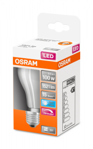 OSRAM Lampadina LED SUPERSTAR Classic A 100 filamento, luce naturale dimmerabile, E27