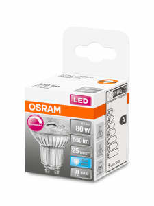 OSRAM Lampadina LED SUPERSTAR PAR16  80 36; luce naturale dimmerabile GU10
