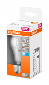 OSRAM Lampadina LED STAR Classic A 75 luce naturale E27 