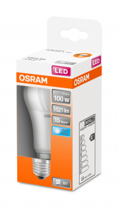 OSRAM Lampadina LED STAR Classic A 100 luce naturale E27 