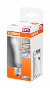 OSRAM Lampadina LED STAR Classic A 100 luce fredda E27 
