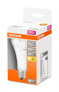 OSRAM Lampadina LED STAR Classic A 150 luce calda E27 
