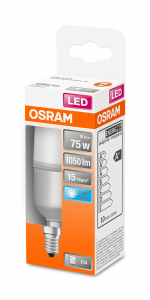 OSRAM Lampadina LED STAR STICK 75 luce naturale E14 