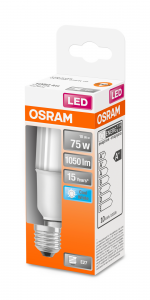 OSRAM Lampadina LED STAR STICK 75 luce naturale E27 