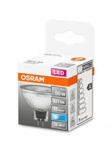 OSRAM Lampadina LED STAR MR16 50 36; luce naturale GU5.3