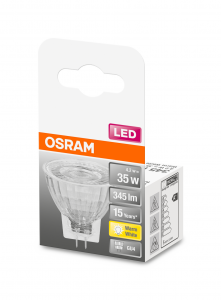 OSRAM Lampadina LED STAR MR11 35 36; luce calda GU4