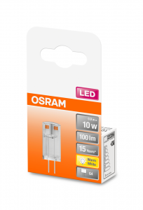 OSRAM Lampadina LED STAR PIN 10 luce calda G4 