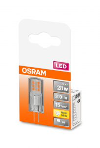OSRAM Lampadina LED STAR PIN 30 luce calda G4 