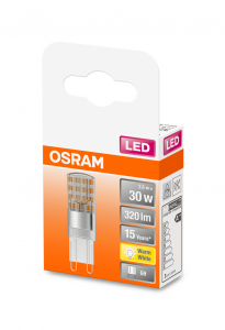 OSRAM Lampadina LED STAR PIN 30 luce calda G9 