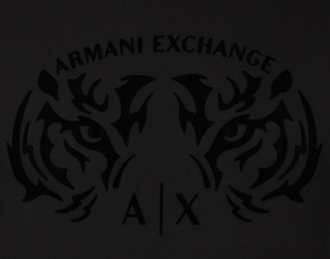 T-shirt uomo ARMANI EXCHANGE logo tigre