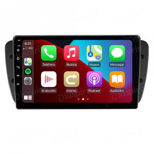 ANDROID autoradio navigatore per Seat Ibiza 2009 2010 2011 2012 2013 CarPlay Android Auto GPS USB WI-FI Bluetooth 4G LTE