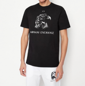 T-shirt uomo ARMANI EXCHANGE girocollo con stampa