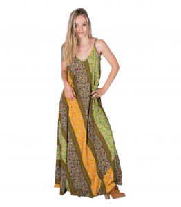 Robe large en soie | Robe hippie chic pour femmes