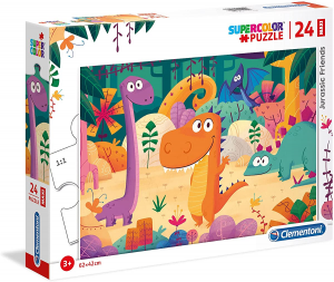 Clementoni - Puzzle Dinosauri 24 Pezzi Maxi