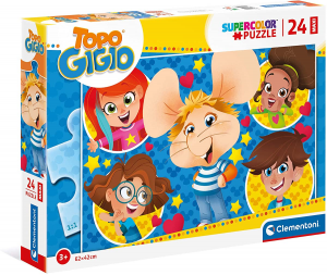 Clementoni - Puzzle Supercolor 24 Pezzi Maxi