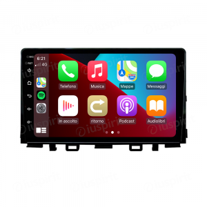 ANDROID autoradio navigatore per Kia Rio Kia Stonic 2017-2020 CarPlay Android Auto GPS USB WI-FI Bluetooth 4G LTE