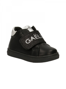 Gaelle Paris Sneaker  da bambina nera e argento.