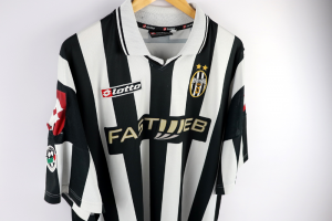 2001-02 Juventus Maglia #20 Tacchinardi Match Worn Fastweb