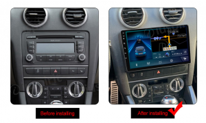 ANDROID autoradio navigatore per Audi A3 Audi S3 2002-2012 CarPlay Android Auto GPS USB WI-FI Bluetooth 4G LTE