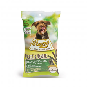 STUZZY DOG SNACK TRECCE ORTAGGI 160 GR