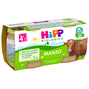 HIPP BIOLOGICO MANZO - OMOGENIZZATO DAL 4 MESE COMPIUTO