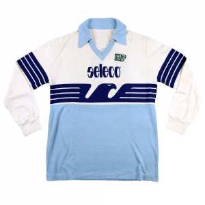 1982-83 Lazio Maglia #9 Giordano Ennerre Seleco Home (Top)