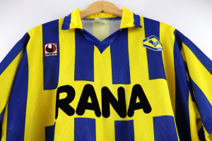 1991-92 Hellas Verona Maglia #15 Magrin Match Worn Uhlsport Rana XL