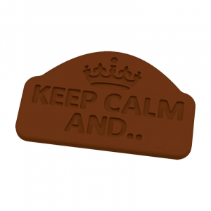 Mould for ''Keep calm and...'' nameplate