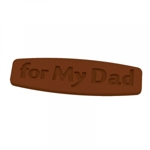 Form für ''Für meinen Papa'' Plättchen