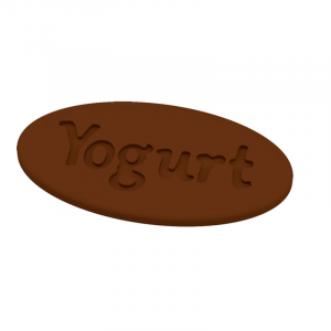 Form für ''Joghurt.'' Plättchen