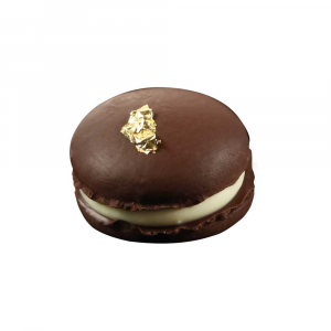 Silicone mold for macaron-shaped pralines