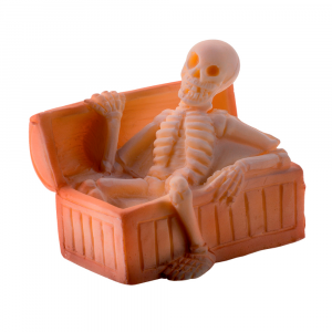 Esqueleto en un ataúd - Molde de silicona