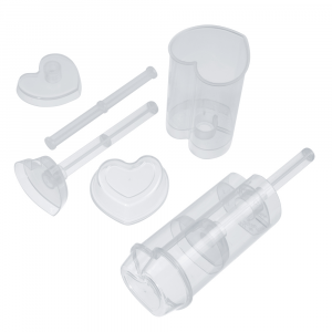Heart-shaped Push Up Pops - Ice Cream Moulds
