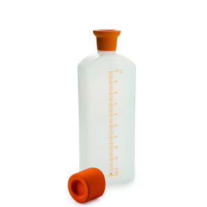 Bottle with cap for bath and syrup