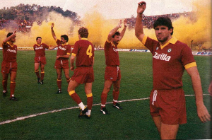 1986-90 Roma Pantaloncini Ennerre (Top)